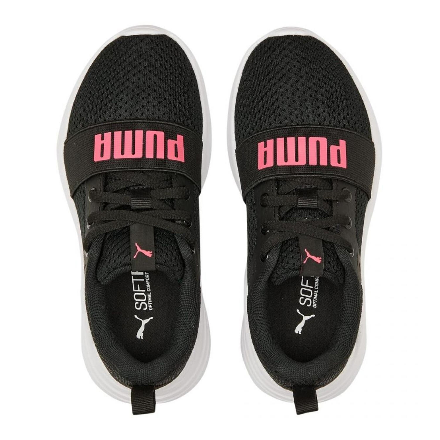 Zapatillas Deportivas Wired Run para Niños/Niñas Negro, Rosa 4/5