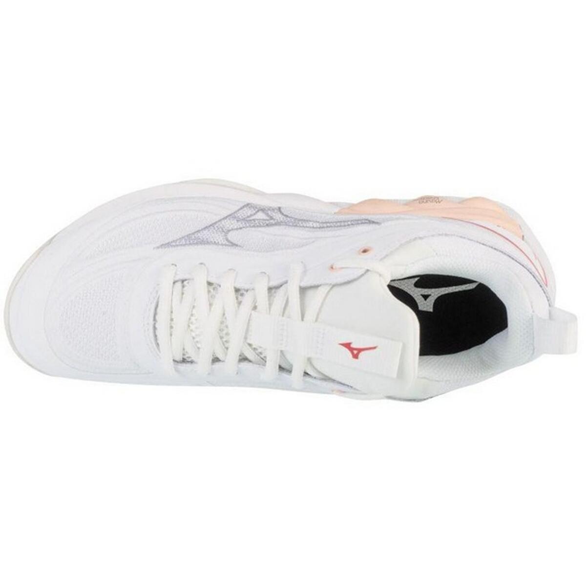 Scarpe Donna Mizuno Wave Luminous 3 Bianco 3/4