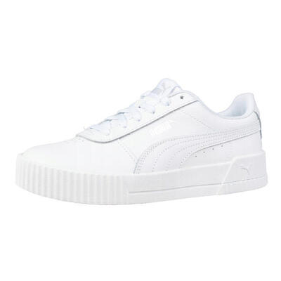 Zapatillas Deportivas de Cuero Carina para Mujer Blanco