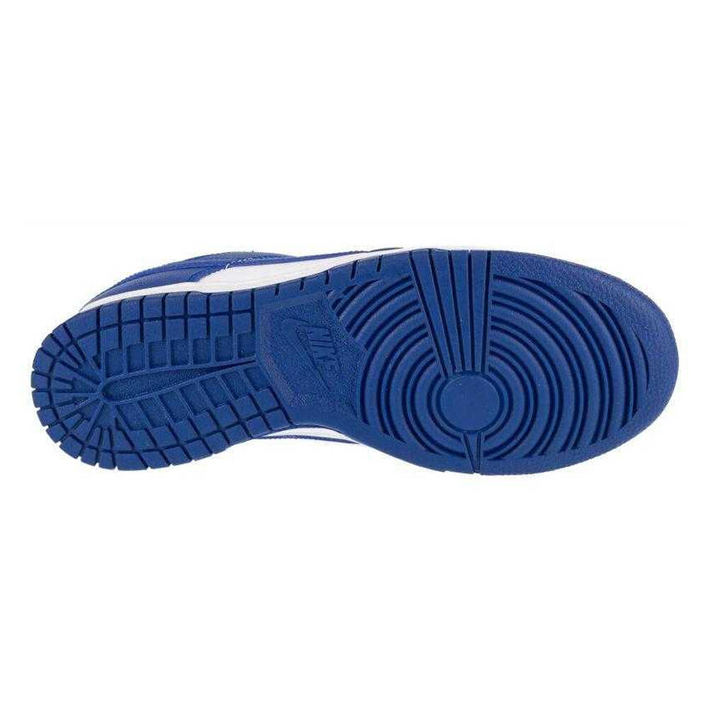 Scarpe Sportive Retrò Pelle Uomo Nike Dunk Bianco Blu 4/4