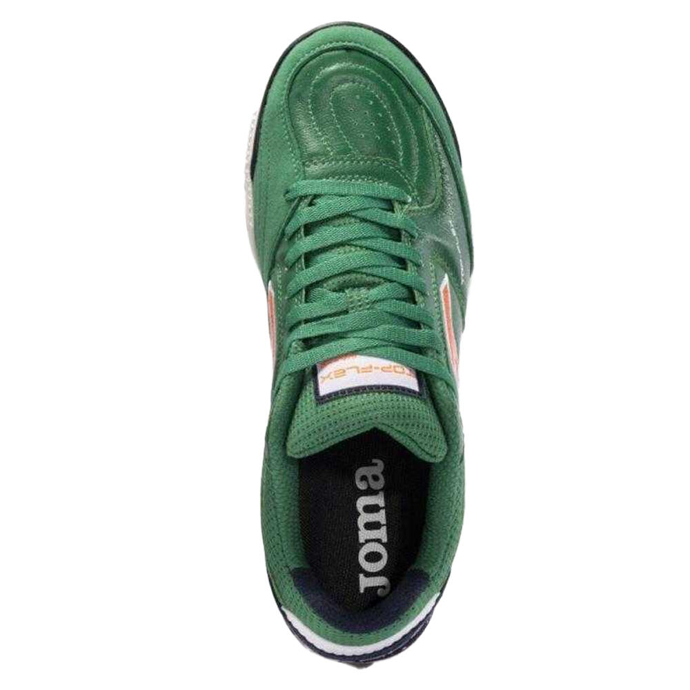 Scarpe Da Calcio Per Interni Pelle Pieno Fiore Uomo Joma Top Flex Verde 4/4