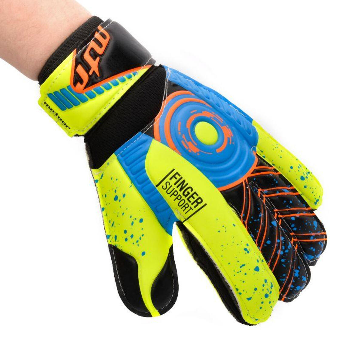 Gants De Gardien De But DEFENSE Adulte (Jaune) 4/4