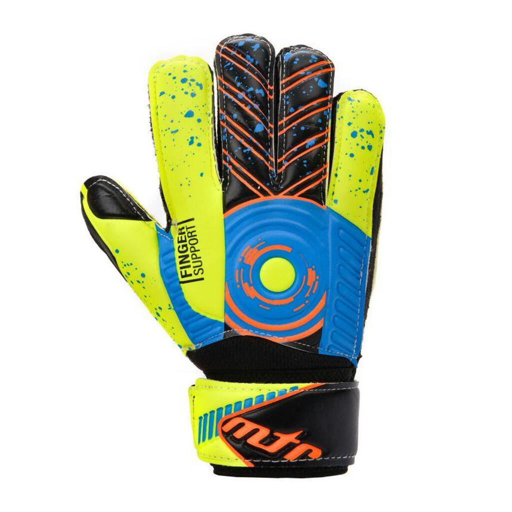 Unisex Adult Defense 9 Goalkeeper Gloves (Yellow)