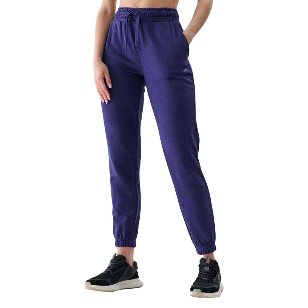 Pantalon De Jogging WMM00TTROF1138 Femme (Bleu Marine) 4/4