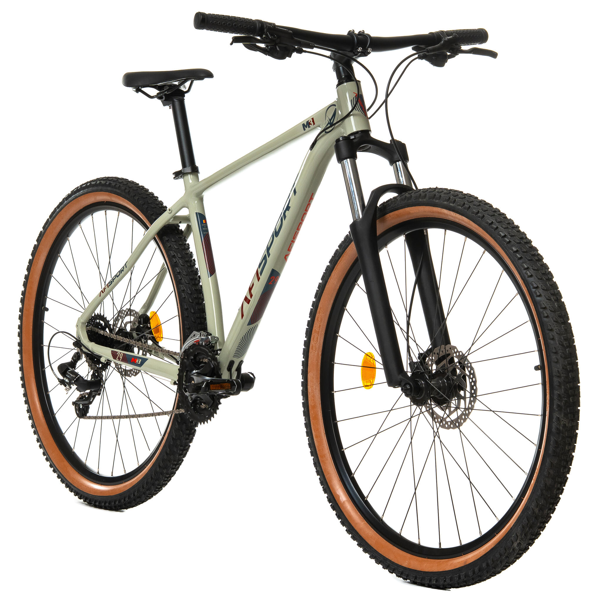 Rower MTB Afisport M3 2025 – 29 cali, rozmiar S, szary