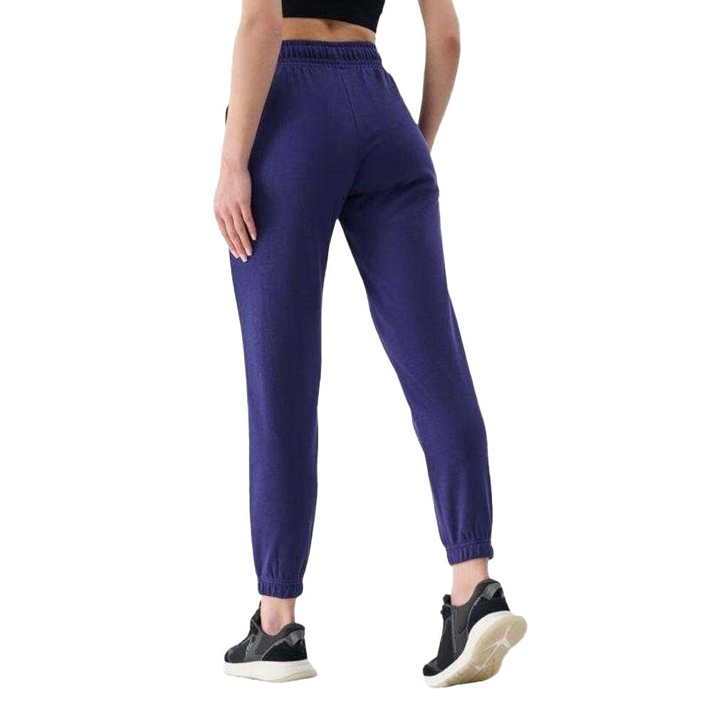 Pantalon De Jogging WMM00TTROF1138 Femme (Bleu Marine) 3/4