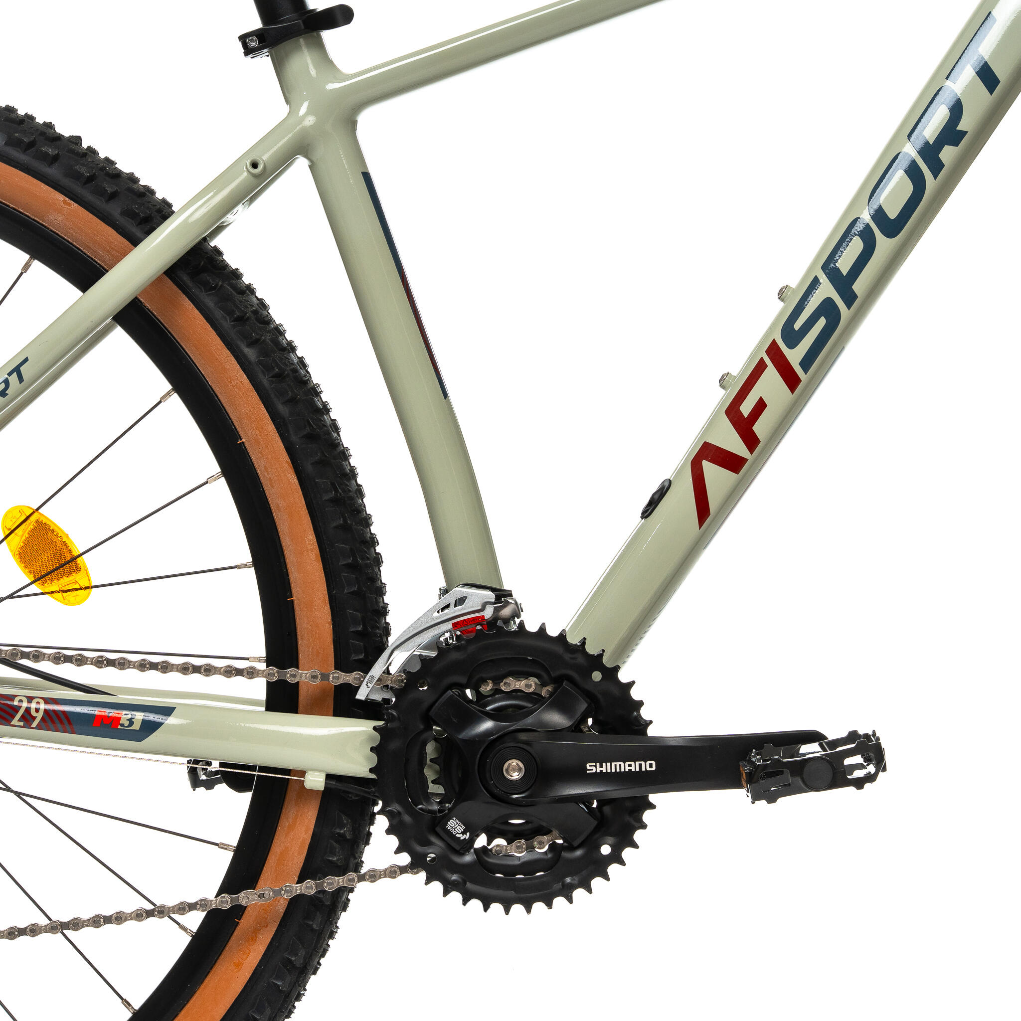 Vélo VTT Afisport M3 2025 - 29 pouces, taille S, gris 6/7