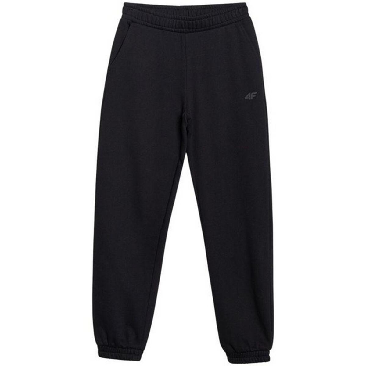4F Meninas JWSS25TTROF0950 Calças de jogging Preto