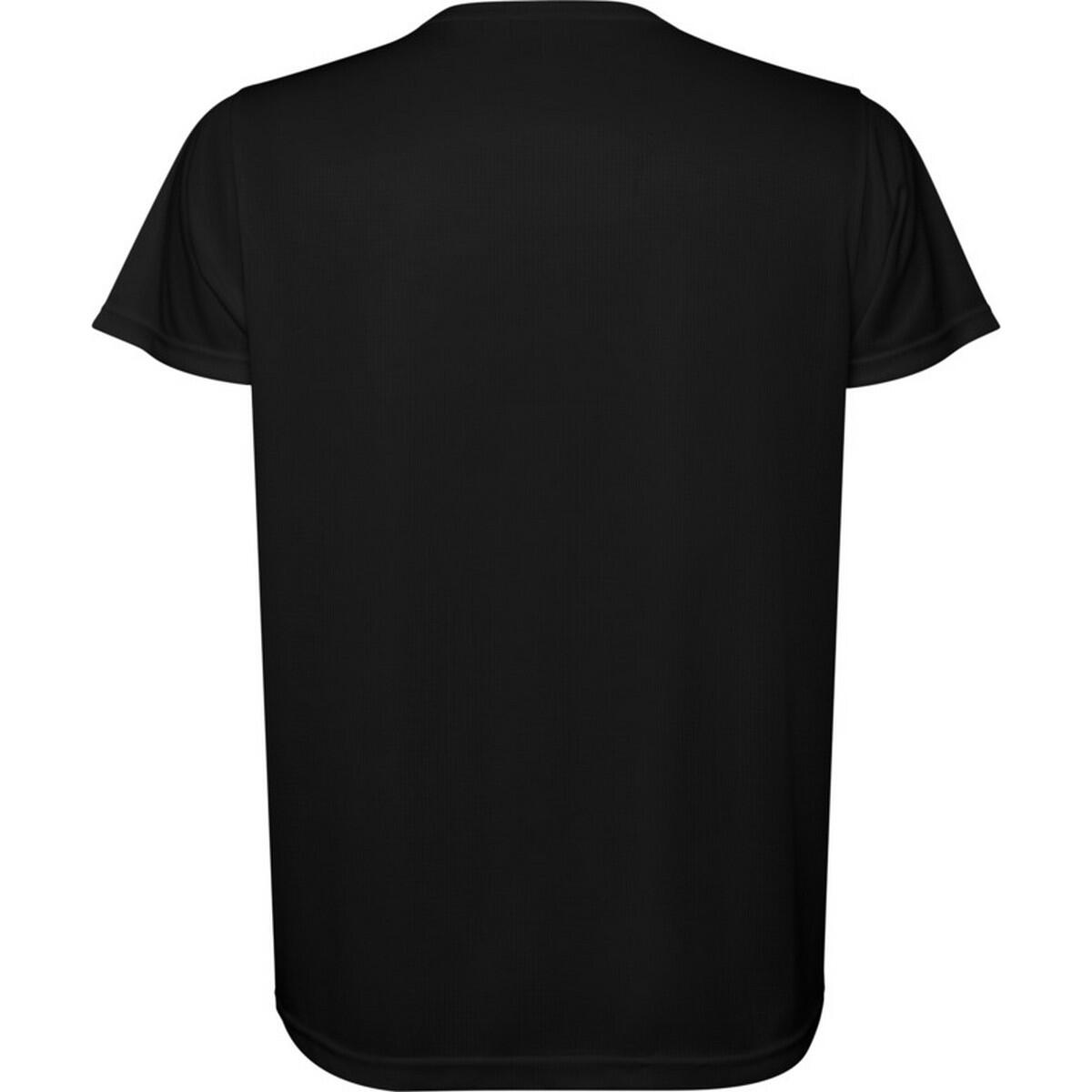 Tshirt Manches Courtes ESTORIL Enfant (Noir Uni) 2/4