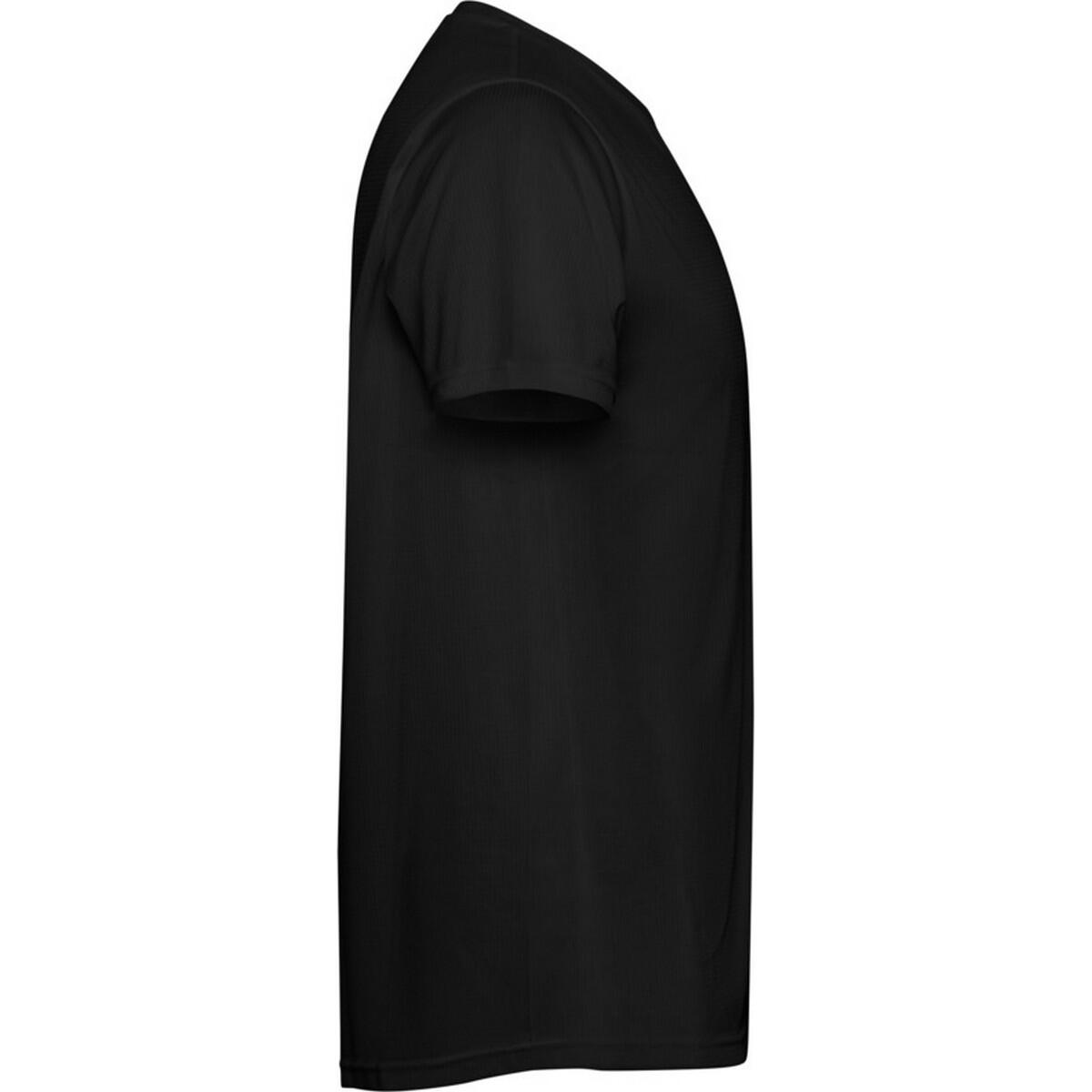 Tshirt Manches Courtes ESTORIL Enfant (Noir Uni) 4/4
