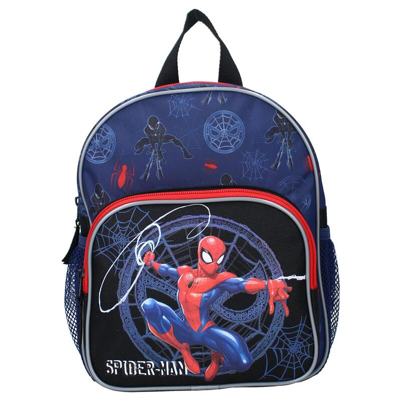 Rucsac, 29 x 23 x 10 cm, cu doua compartimente, buzunare laterale, Spiderman