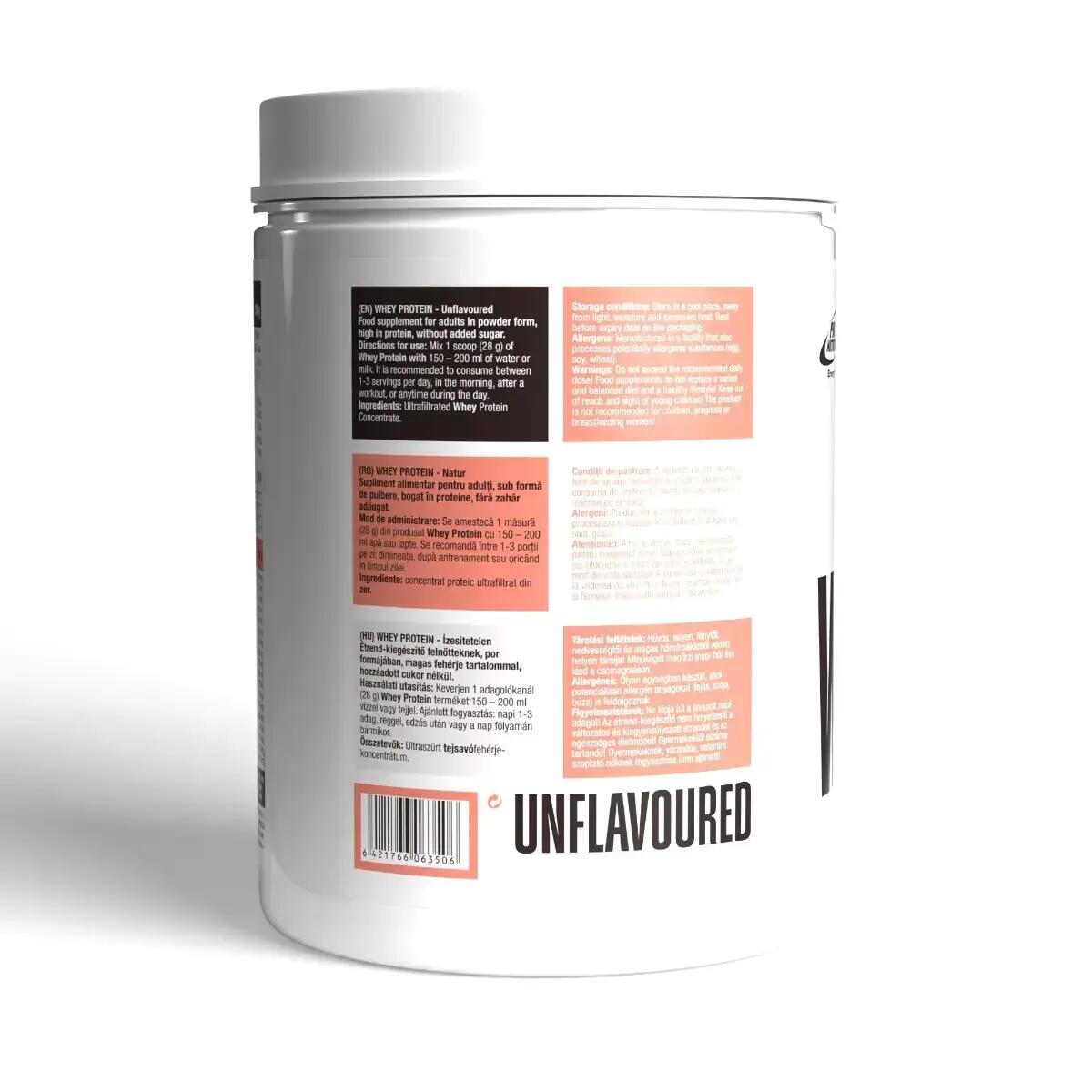 Concentrat proteic din zer, Whey Protein, Natur, 450g 2/3