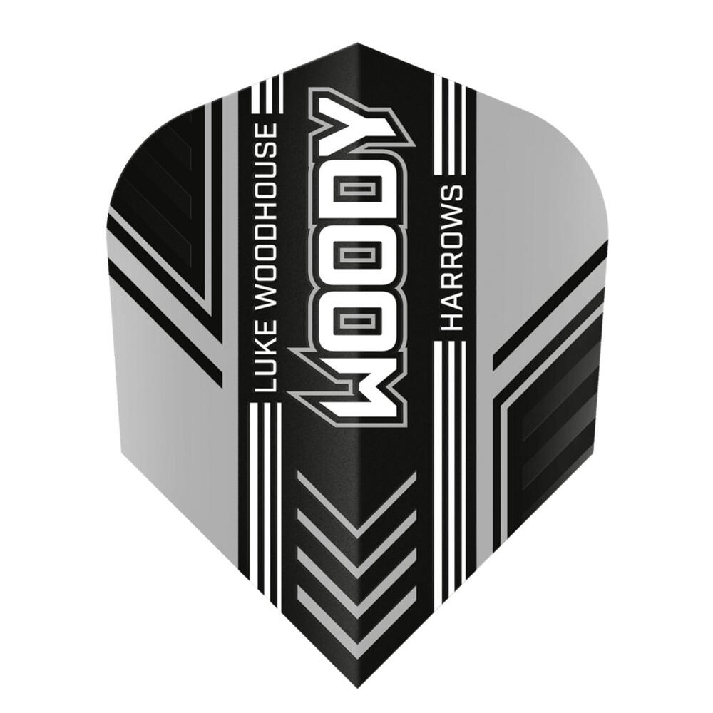 Prime Feathers Dart Flights (Conjunto de 3) (Cinzento / Preto) 2/2