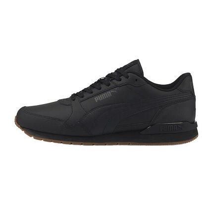 Zapatillas Deportivas de Cuero St Runner V3 para Hombre Negro
