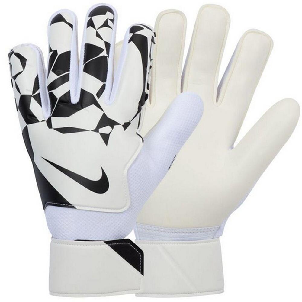Luvas de guardaredes de jogo unissexo para adultos (Branco / Preto) 3/3