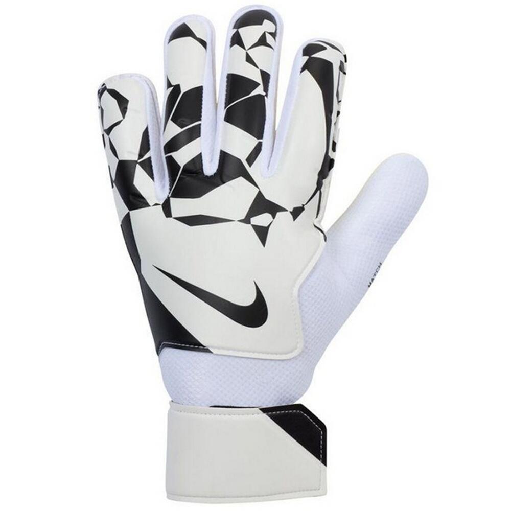 Unisex Adult Match Goalkeeper Gloves (White/Black)