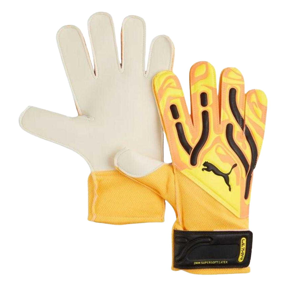 Volwassen uniseks Ultra Play RC keepershandschoenen (Geel) 2/2