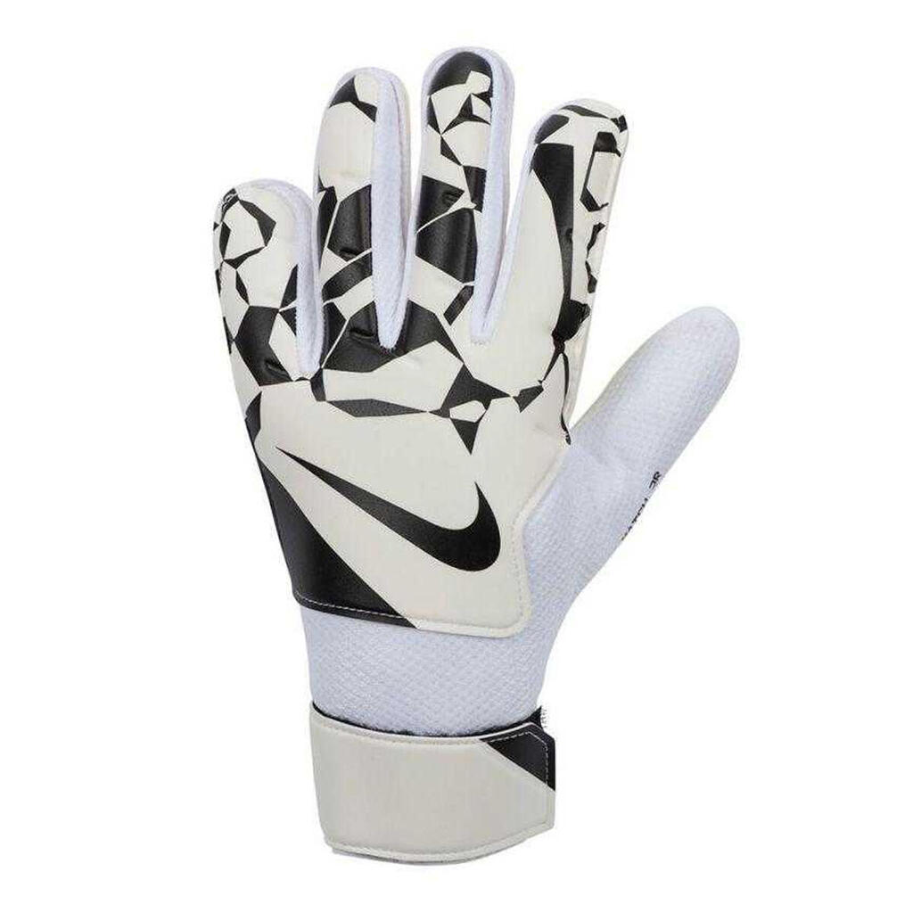 Childrens/Kids Match Goalkeeper Gloves (White/Black)