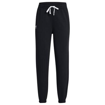 Dames rival french terry joggingbroek (zwart)
