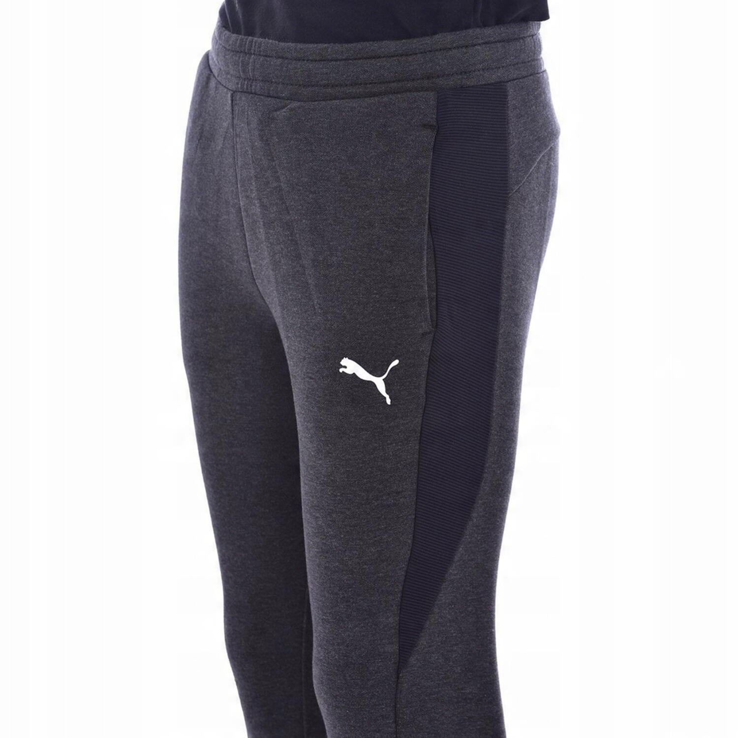 Pantalón de Chándal Diseño Logotipo para Niños/Niñas Gris 3/3