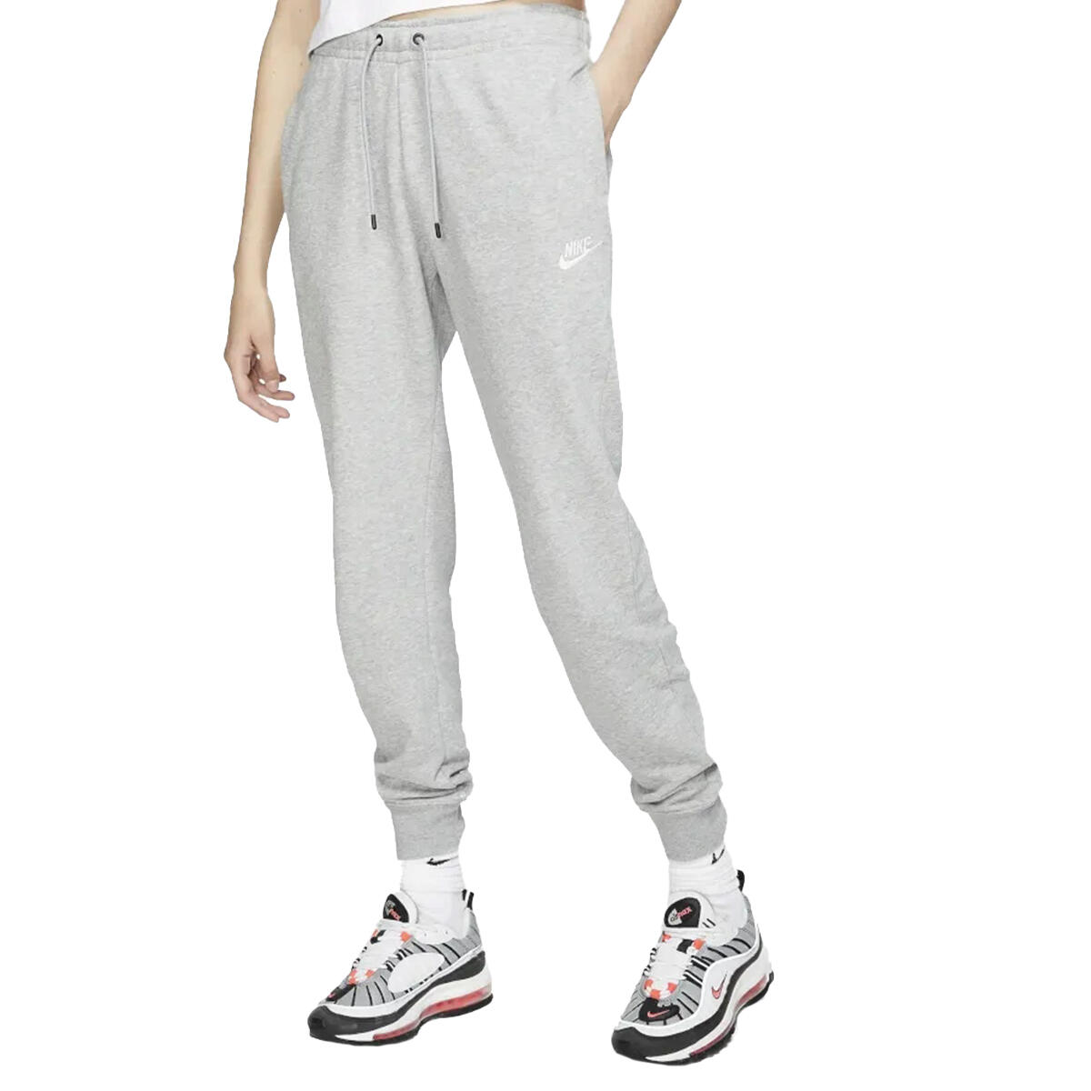 Damskie Spodnie Do Biegania Essential Fleece