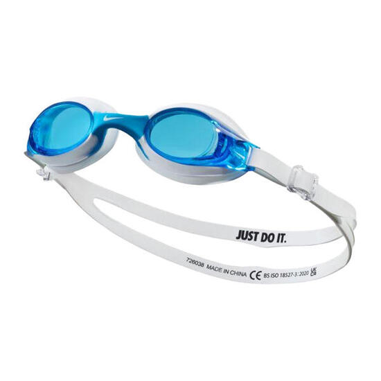 Lunettes De Natation JUST DO IT Enfant (Blanc / Bleu)
