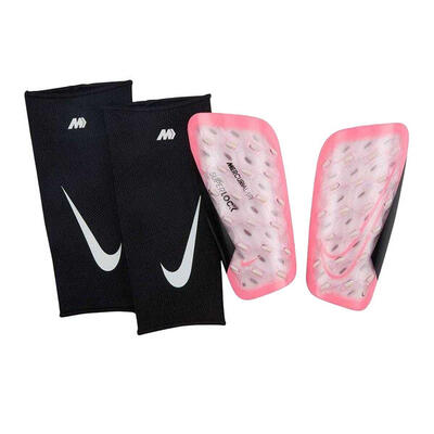 Mercurial lite superlock voetbal scheenbeschermers (zwart/roze)
