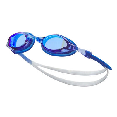 Spiegelchromen zwembril voor volwassenen (blauw)