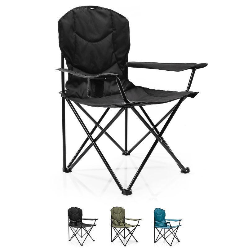 Sedia Pieghevole Meteor Hiker Nero 4/6