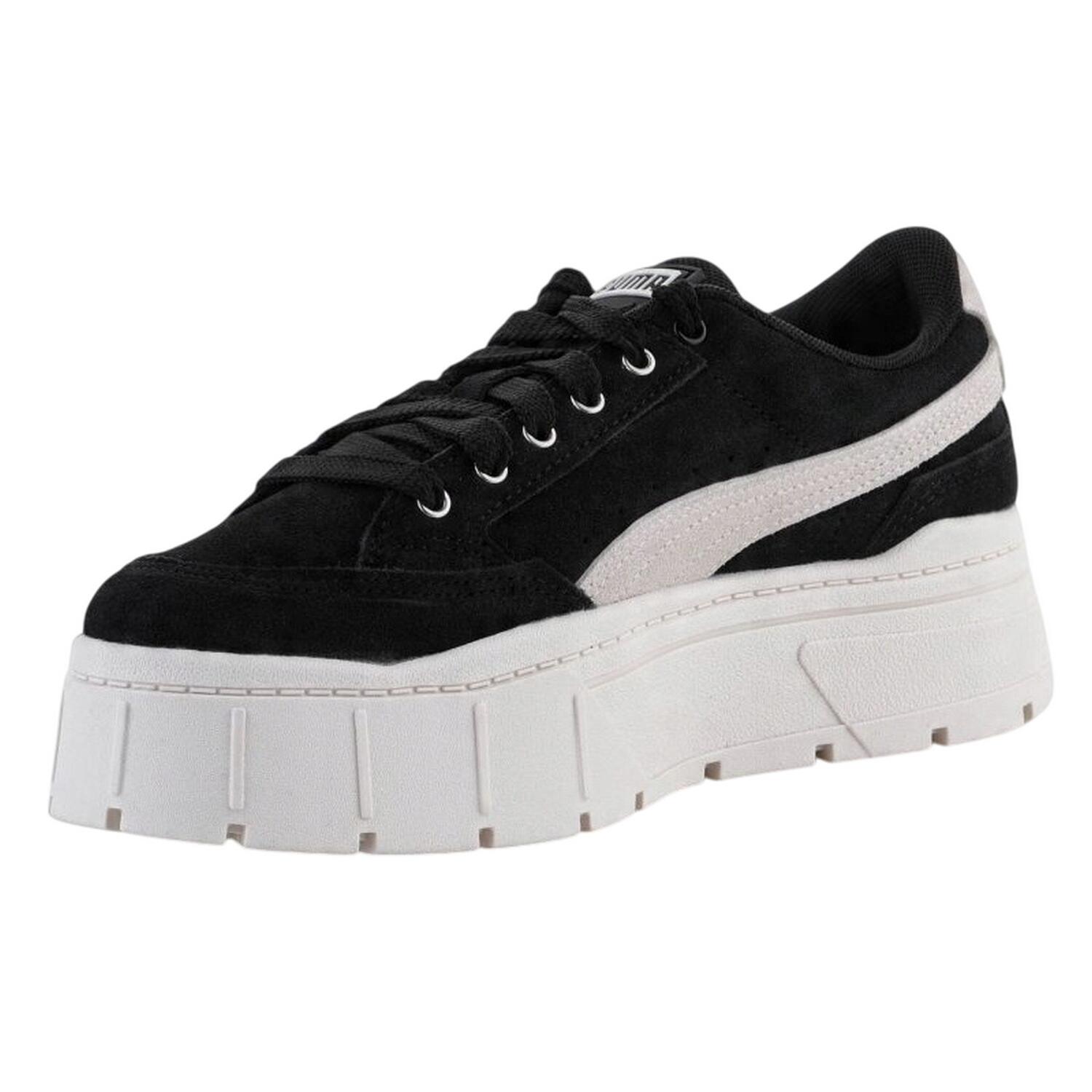 Zapatillas Deportivas de Cuero Mayze Stack DC5 para Mujer Blanco 4/5