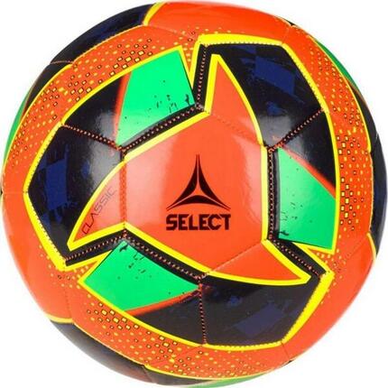 Ballon De Foot CLASSIC (Orange / Noir) Taille 4