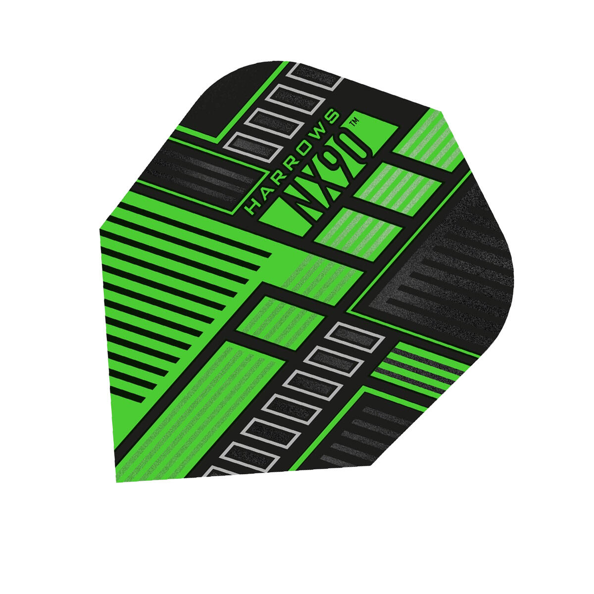 Piume Penne Delle Frecce Misura Confezione 3 Harrows NX90 Verde 4/4