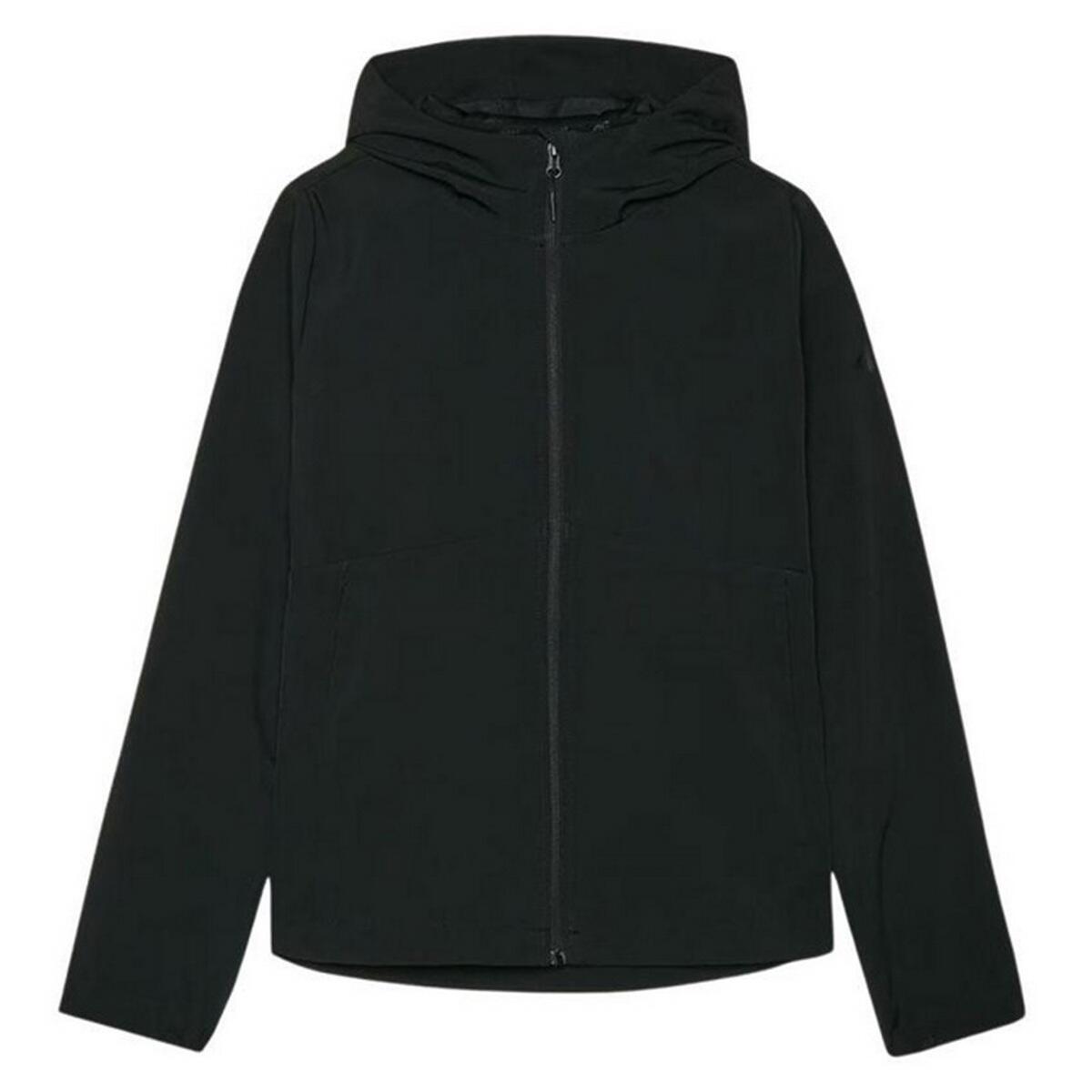 4F Mulher/Senhora WAW24TSOFF285 Casaco de casca mole Preto