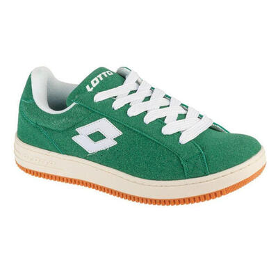 Scarpe Sportive Pelle Uomo Lotto Yarin Verde Bianco