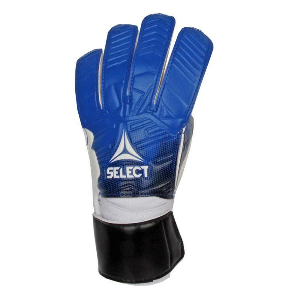 Childrens/Kids Flexible Gripped Goalkeeper Gloves (Blue)