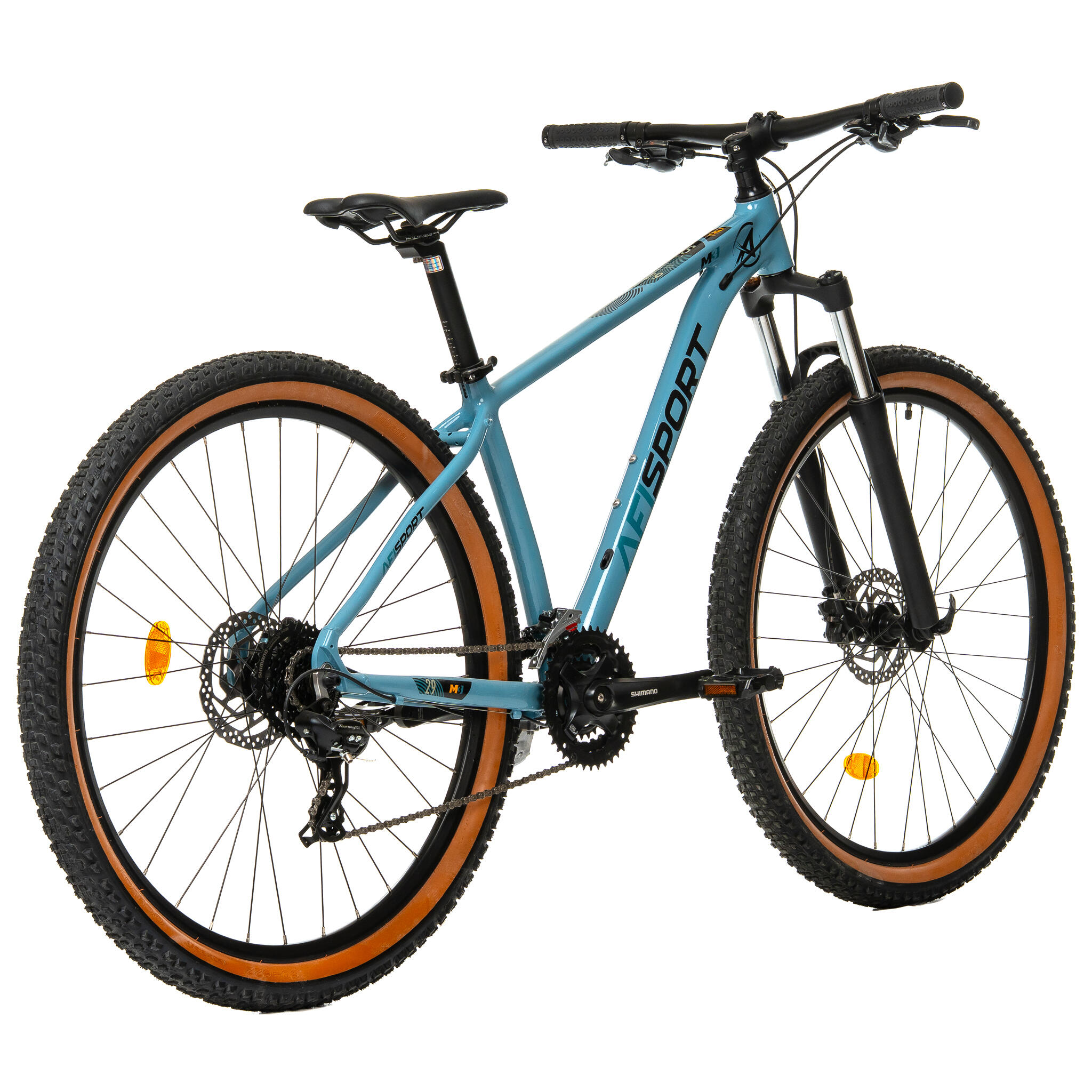 Vélo VTT Afisport M3 2025 - 29 pouces, taille S, bleu 3/7