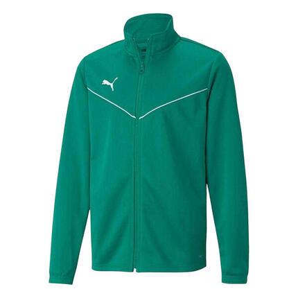 Bluza dla dzieci Puma teamRISE Training Poly Jacket Jr zielona