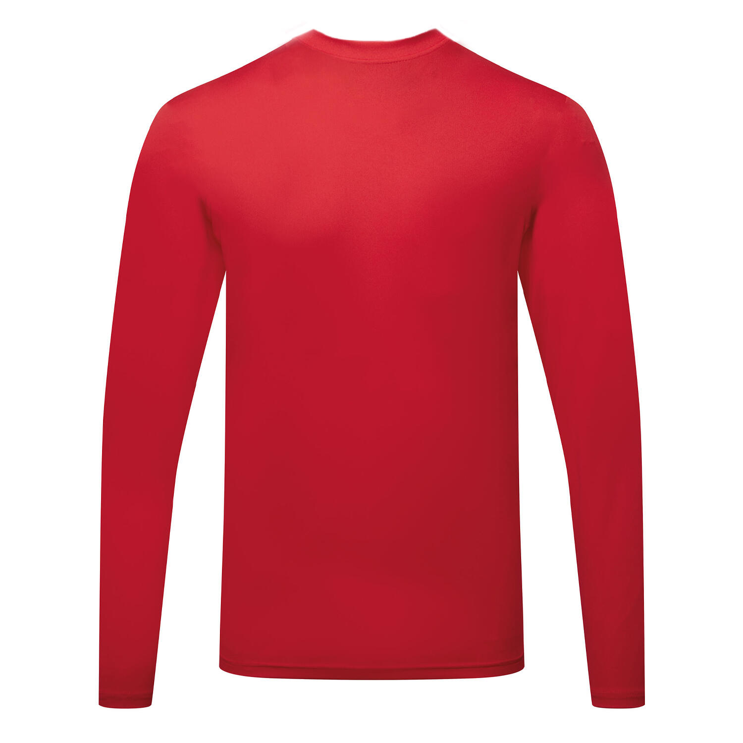 Maglietta Sportiva A Maniche Lunghe Uomo TriDri Rosso Fuoco 2/2
