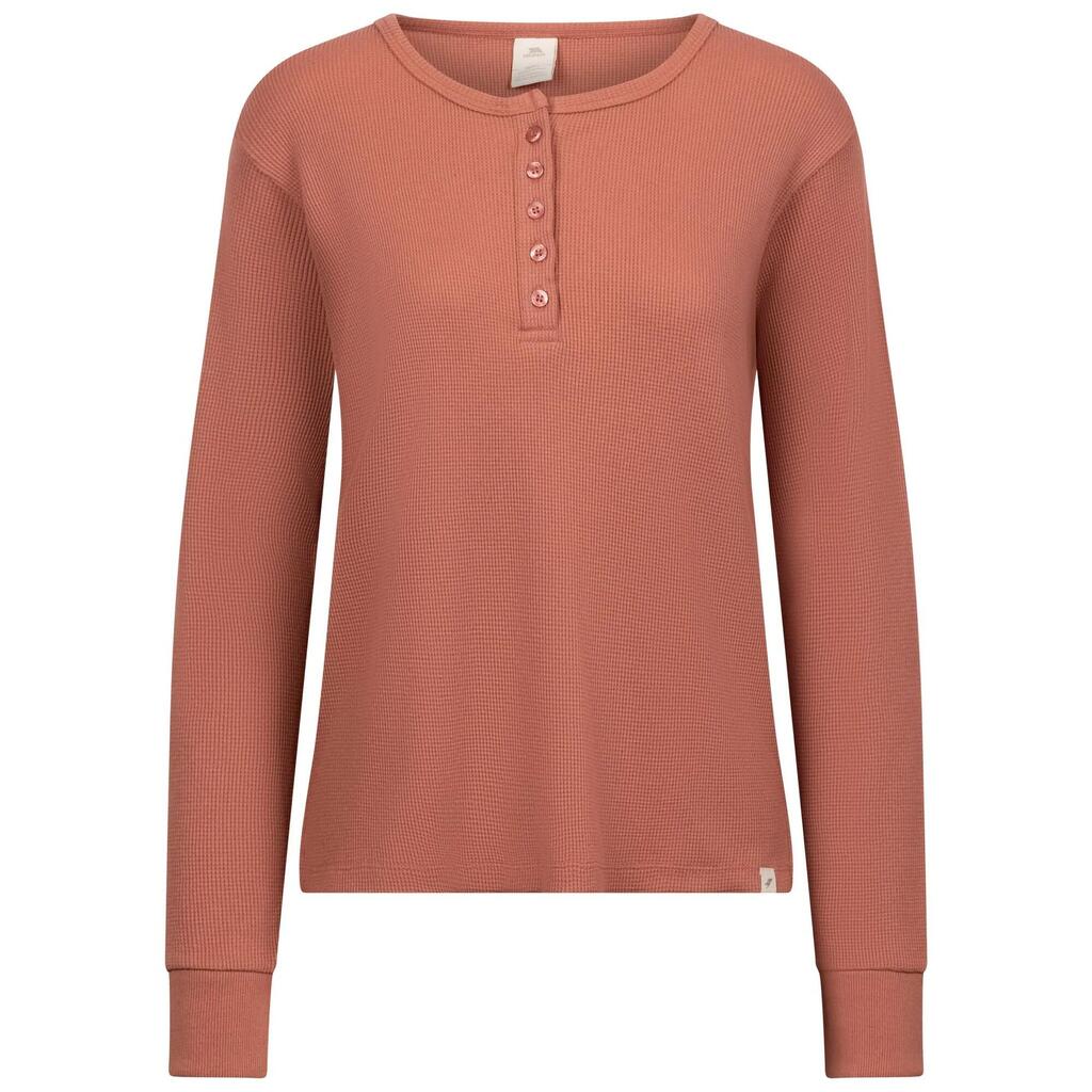 Womens/Ladies Morvenna LongSleeved Top (Clay)