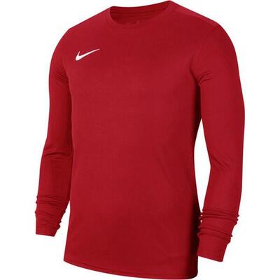 Heren park vii drifit jersey tshirt met lange mouwen (rood)