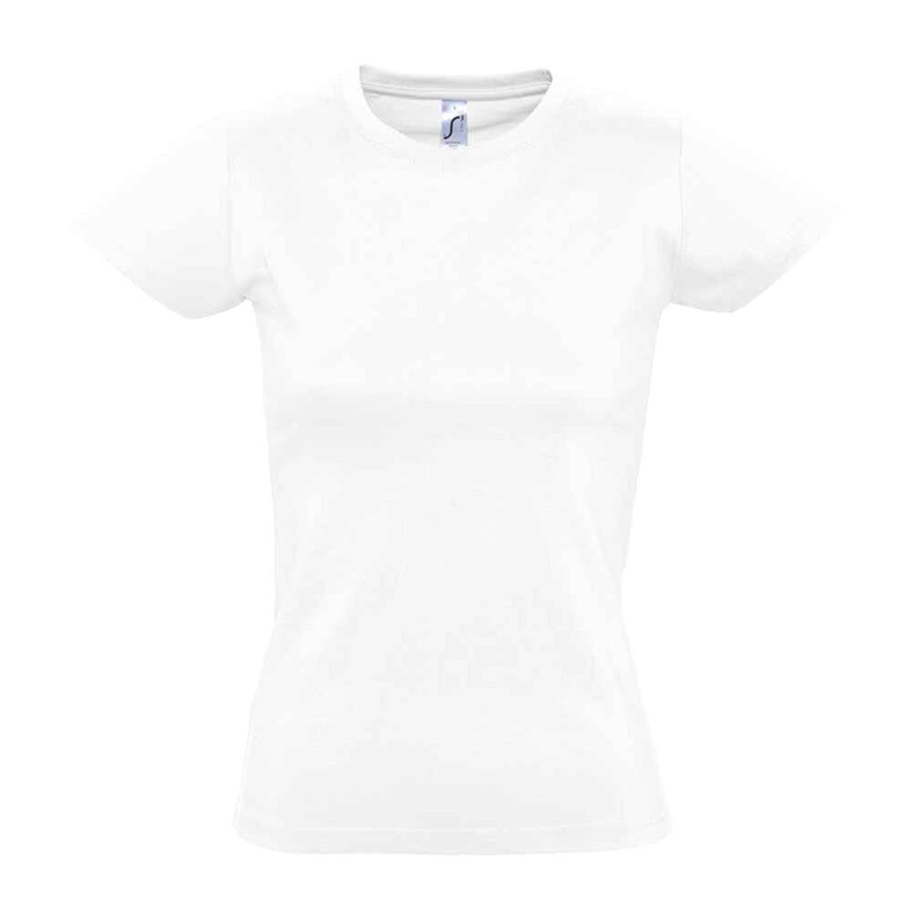 SOL'S Womens/Ladies Imperial ShortSleeved TShirt (Absolute White)