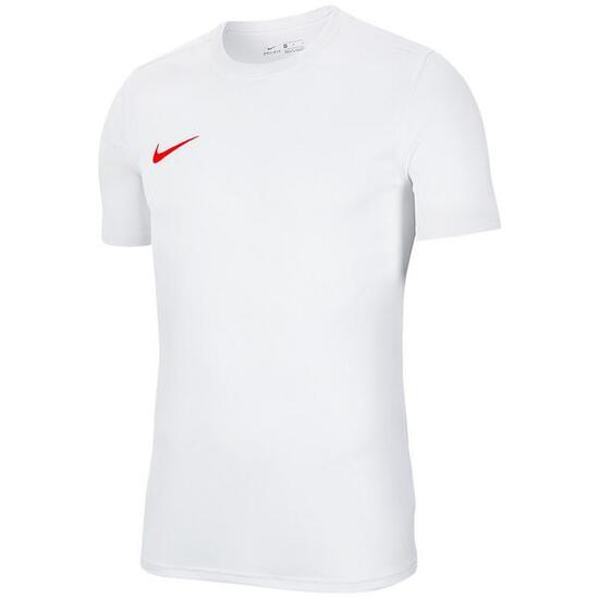 Maillot Manches Courtes DRY PARK Homme (Blanc / Rouge)