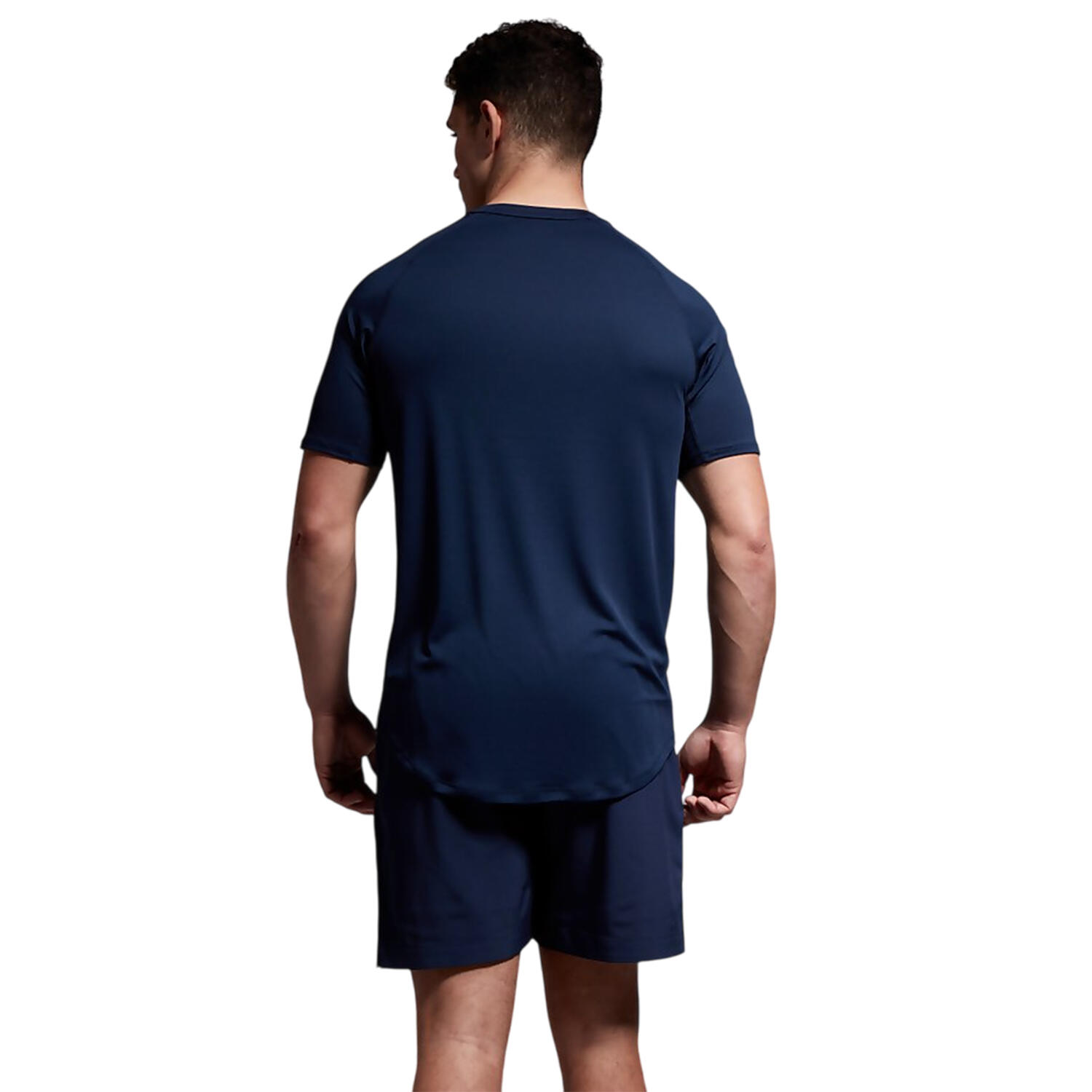 Mens Big Logo Super Light TShirt (Navy) 3/4