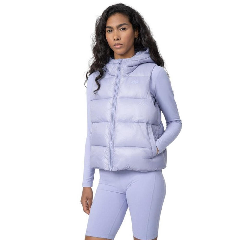 Womens/Ladies Synthetic Down Body Warmer (Light Purple)