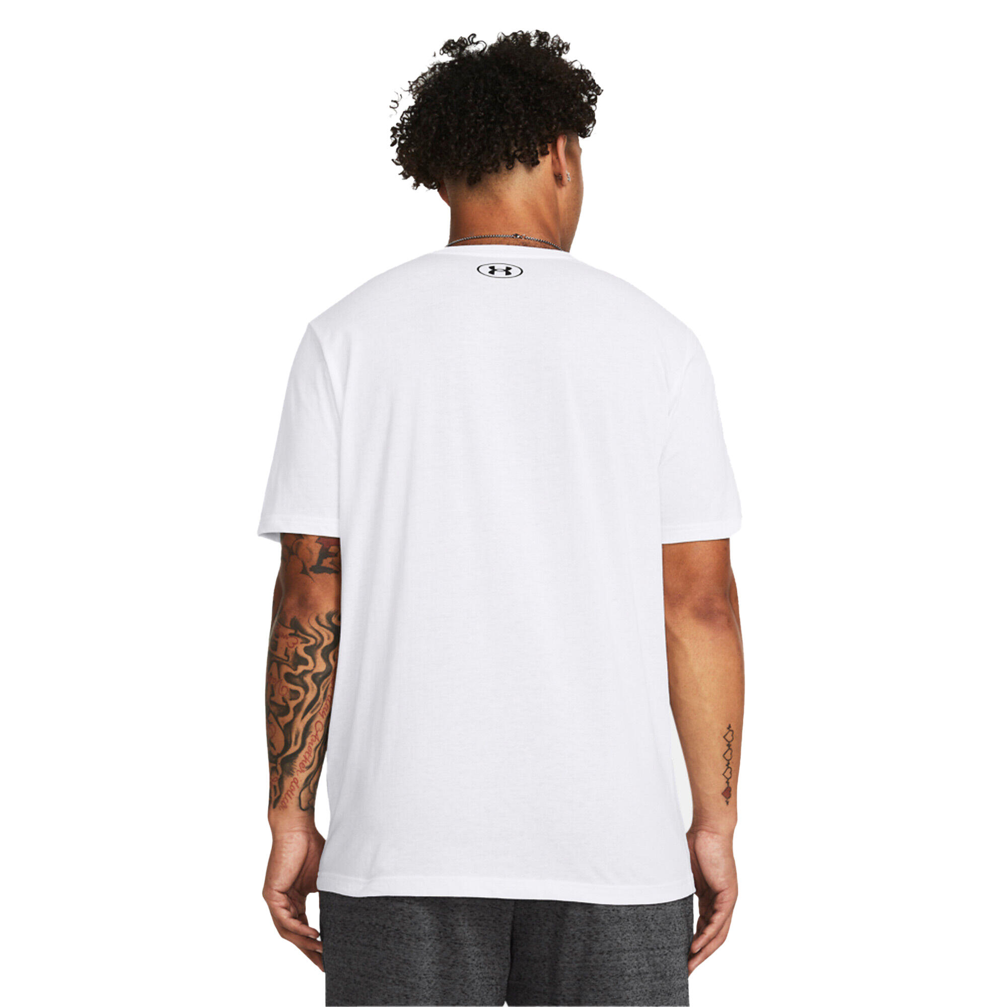 Tshirt Style Logo SPORTSTYLE Homme (Blanc) 4/5