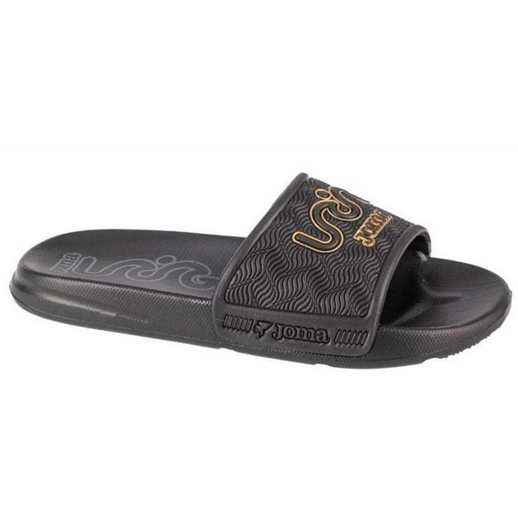Womens/Ladies S.Land Sliders (Black)