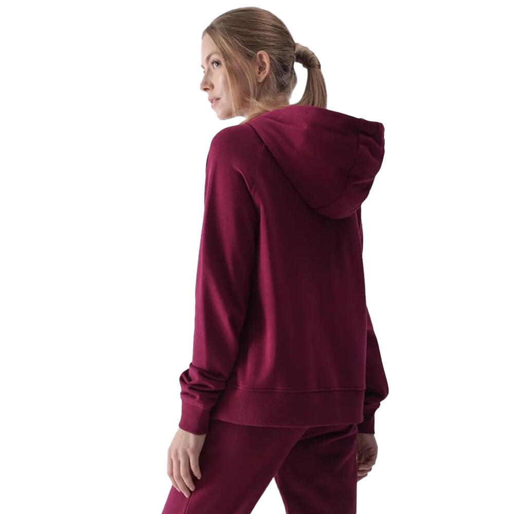 Felpa Con Cappuccio Da Indossare Donna 4F Rosa 3/4