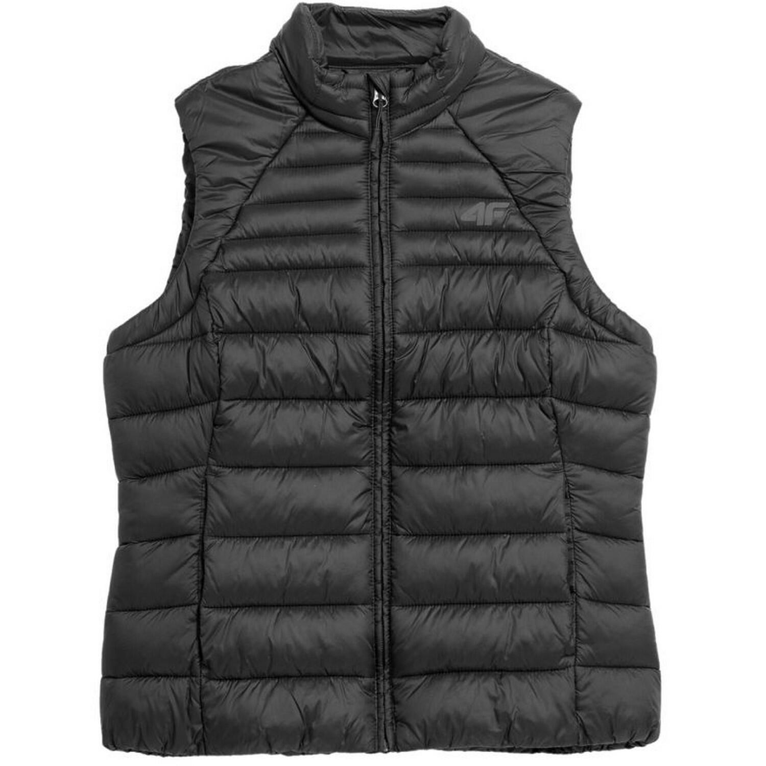 4f - Veste Sans Manches Femme (noir) - Sweat-shirt - Noir - Decathlon