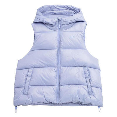 Dames synthetische donzen bodywarmer (lichtpaars)