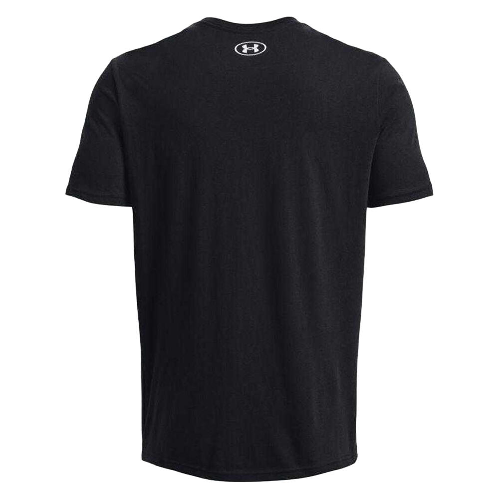 Camiseta Raya Camuflaje para Hombre Negro 3/6